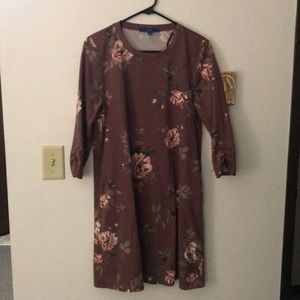 Long Sleeve Floral Dress